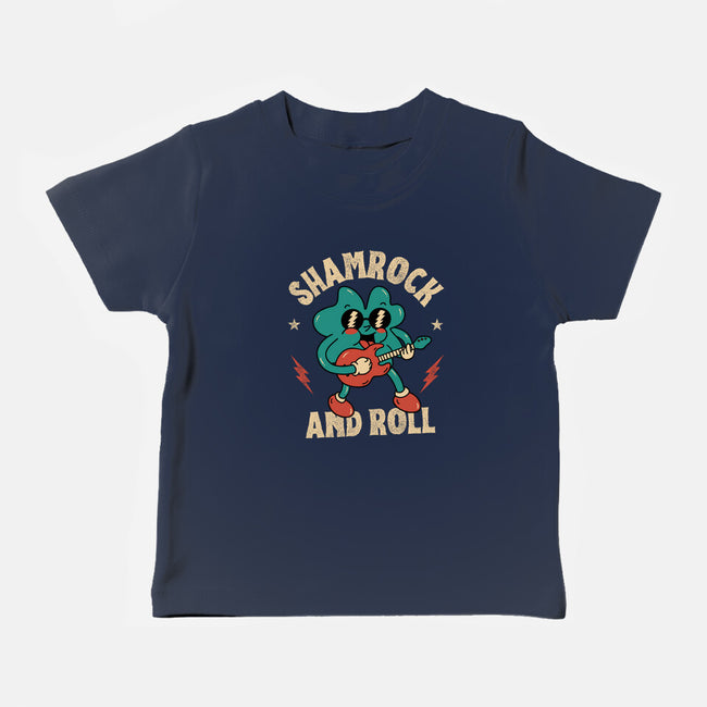 Shamrock And Roll-Baby-Basic-Tee-brunopires