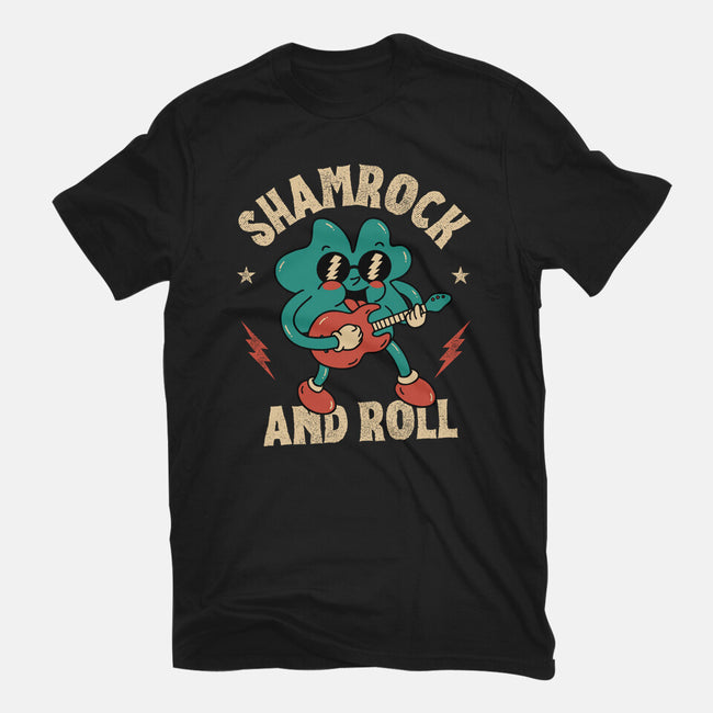 Shamrock And Roll-Unisex-Basic-Tee-brunopires