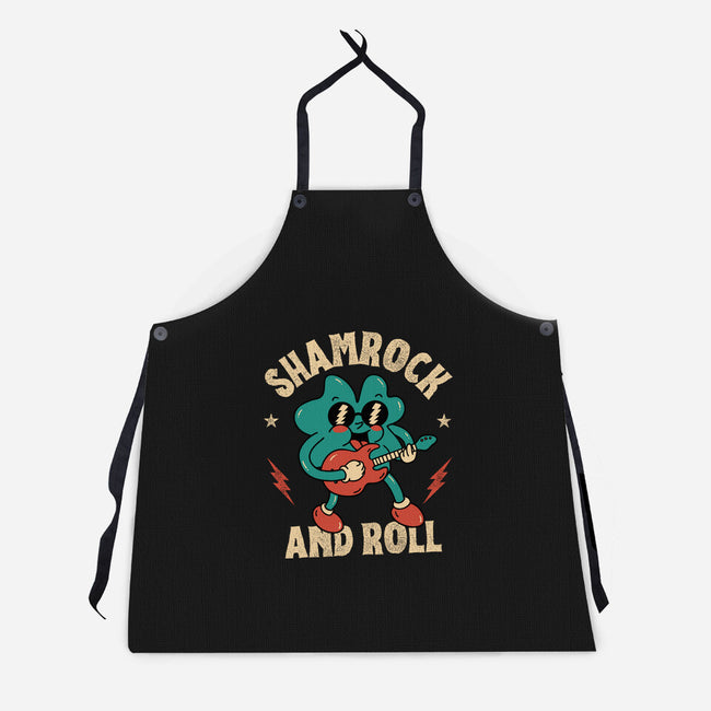 Shamrock And Roll-Unisex-Kitchen-Apron-brunopires