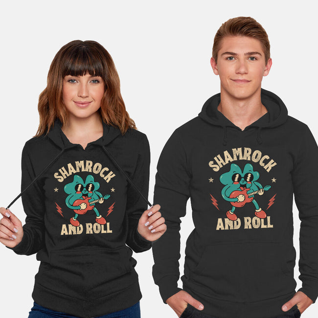 Shamrock And Roll-Unisex-Pullover-Sweatshirt-brunopires
