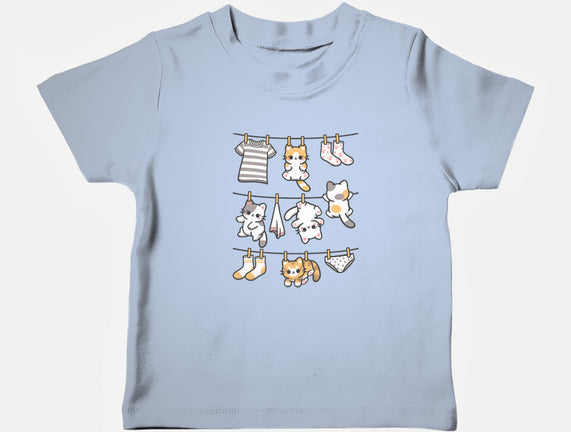 Kitten Laundry Day