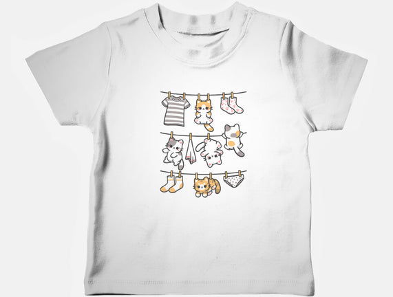 Kitten Laundry Day