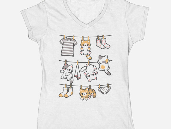 Kitten Laundry Day