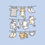 Kitten Laundry Day-Unisex-Basic-Tee-NemiMakeit