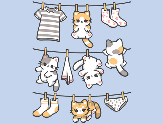 Kitten Laundry Day