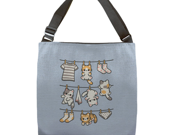 Kitten Laundry Day