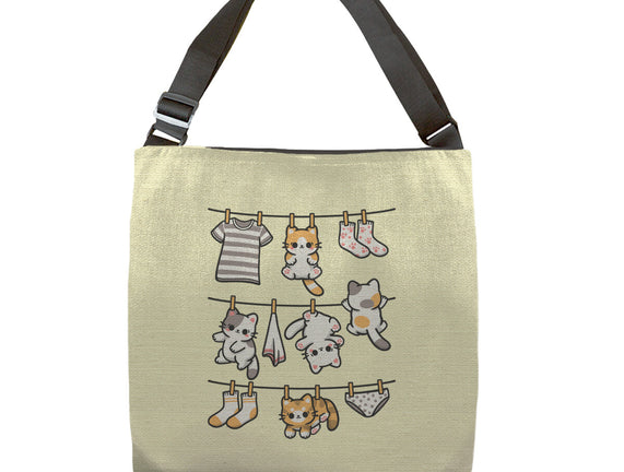 Kitten Laundry Day