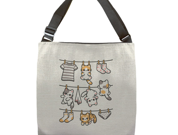 Kitten Laundry Day