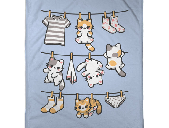 Kitten Laundry Day