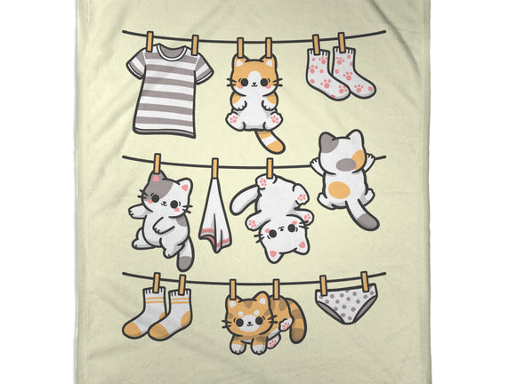 Kitten Laundry Day