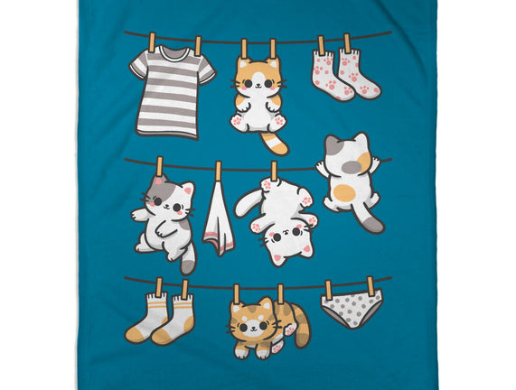 Kitten Laundry Day