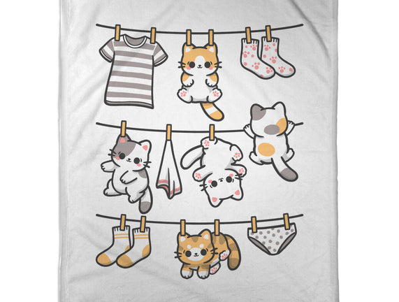 Kitten Laundry Day