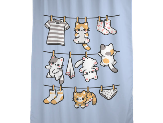 Kitten Laundry Day