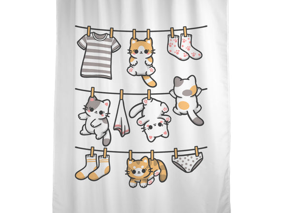 Kitten Laundry Day