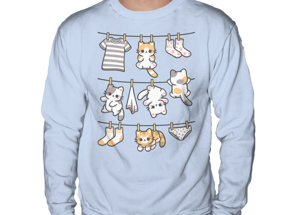 Kitten Laundry Day