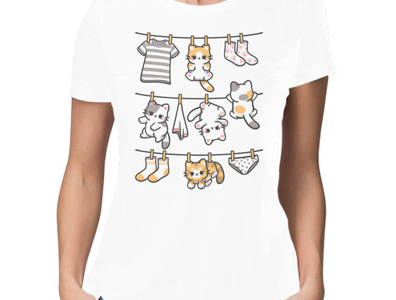 Kitten Laundry Day