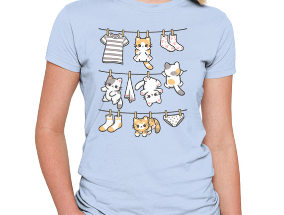 Kitten Laundry Day