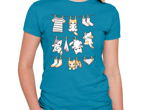 Kitten Laundry Day