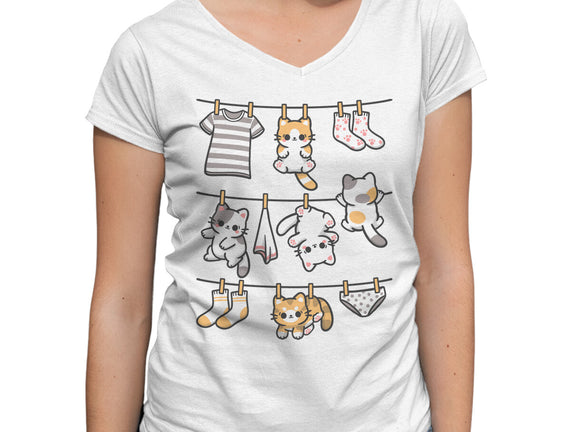 Kitten Laundry Day