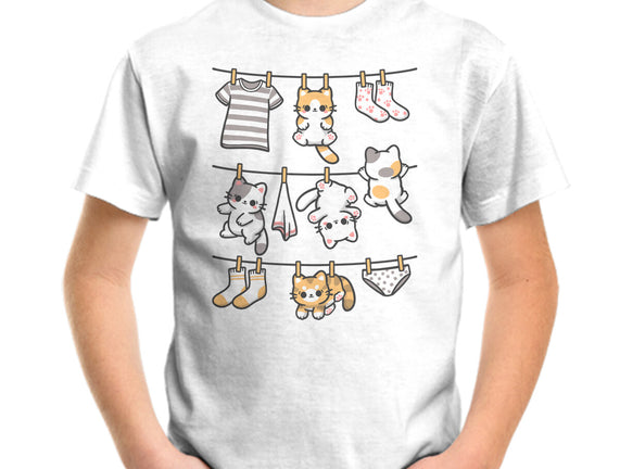 Kitten Laundry Day