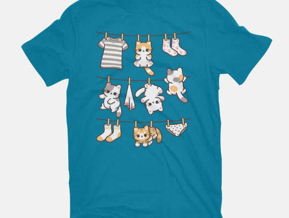 Kitten Laundry Day
