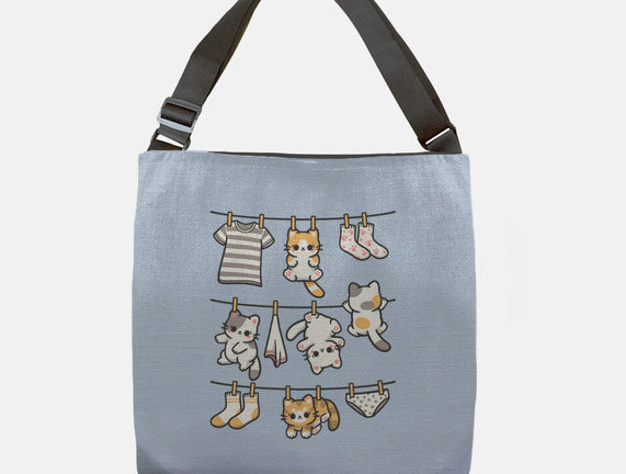 Kitten Laundry Day