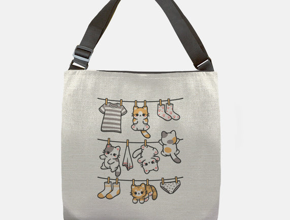 Kitten Laundry Day