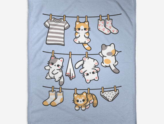 Kitten Laundry Day