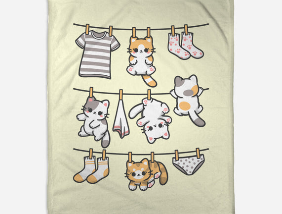 Kitten Laundry Day