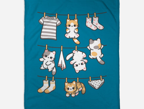 Kitten Laundry Day