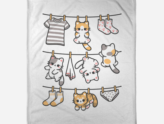 Kitten Laundry Day