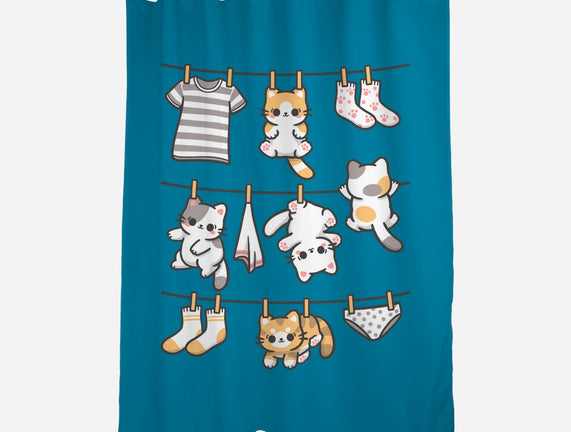 Kitten Laundry Day