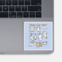 Kitten Laundry Day-None-Glossy-Sticker-NemiMakeit