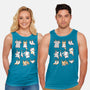 Kitten Laundry Day-Unisex-Basic-Tank-NemiMakeit