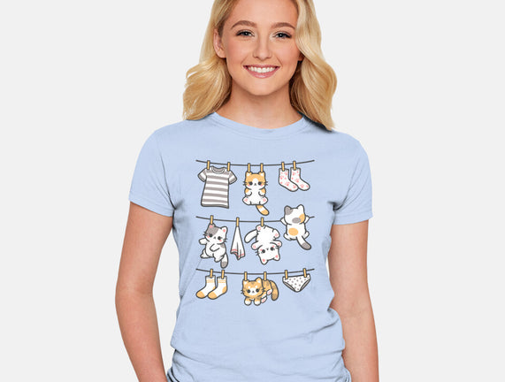 Kitten Laundry Day