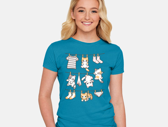 Kitten Laundry Day