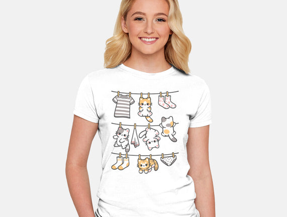 Kitten Laundry Day