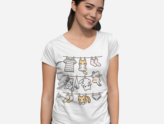 Kitten Laundry Day