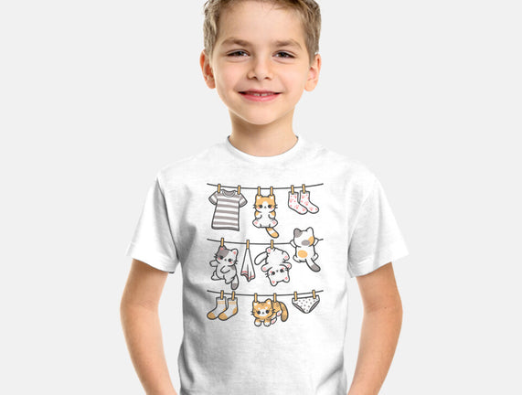 Kitten Laundry Day