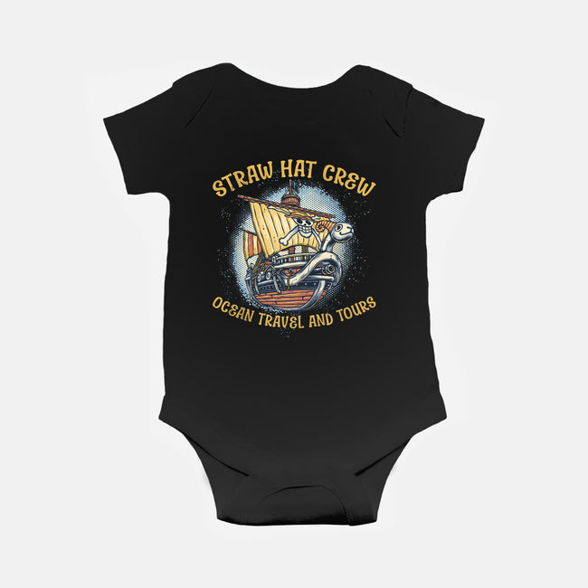 Ocean Travel And Tours-Baby-Basic-Onesie-glitchygorilla
