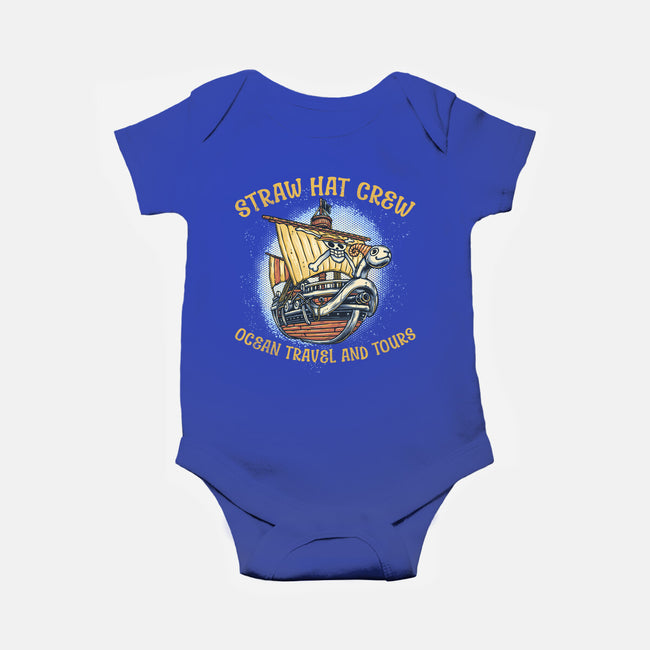 Ocean Travel And Tours-Baby-Basic-Onesie-glitchygorilla
