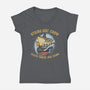 Ocean Travel And Tours-Womens-V-Neck-Tee-glitchygorilla