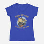 Ocean Travel And Tours-Womens-V-Neck-Tee-glitchygorilla