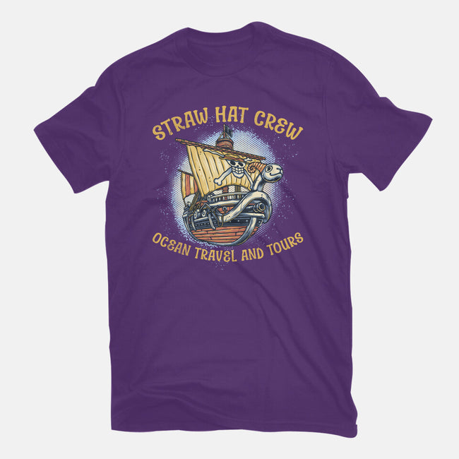 Ocean Travel And Tours-Womens-Basic-Tee-glitchygorilla