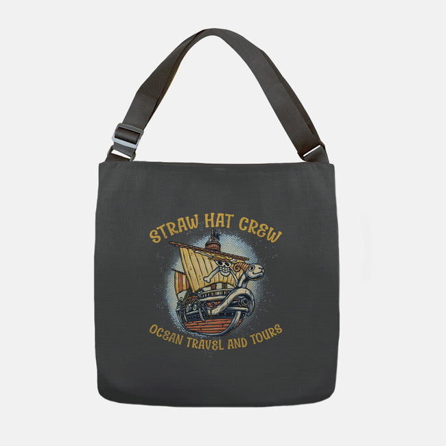 Ocean Travel And Tours-None-Adjustable Tote-Bag-glitchygorilla