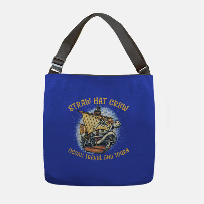 Ocean Travel And Tours-None-Adjustable Tote-Bag-glitchygorilla