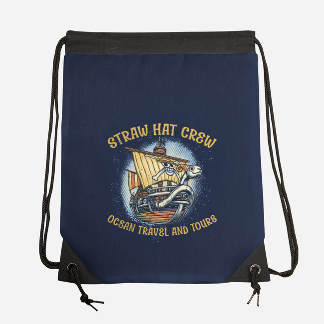 Ocean Travel And Tours-None-Drawstring-Bag-glitchygorilla