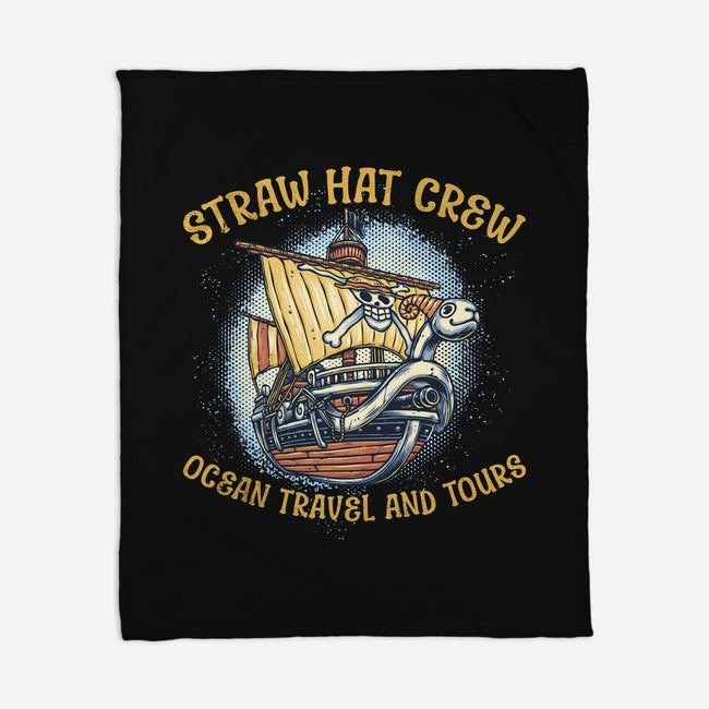 Ocean Travel And Tours-None-Fleece-Blanket-glitchygorilla