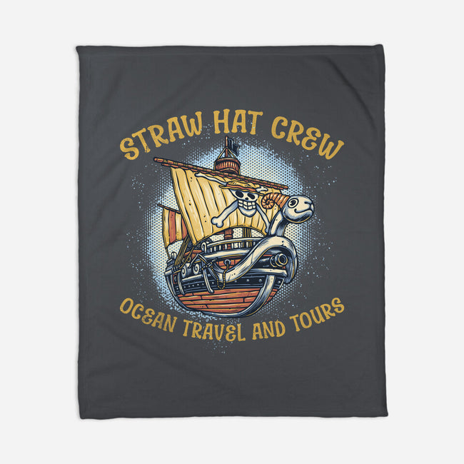 Ocean Travel And Tours-None-Fleece-Blanket-glitchygorilla