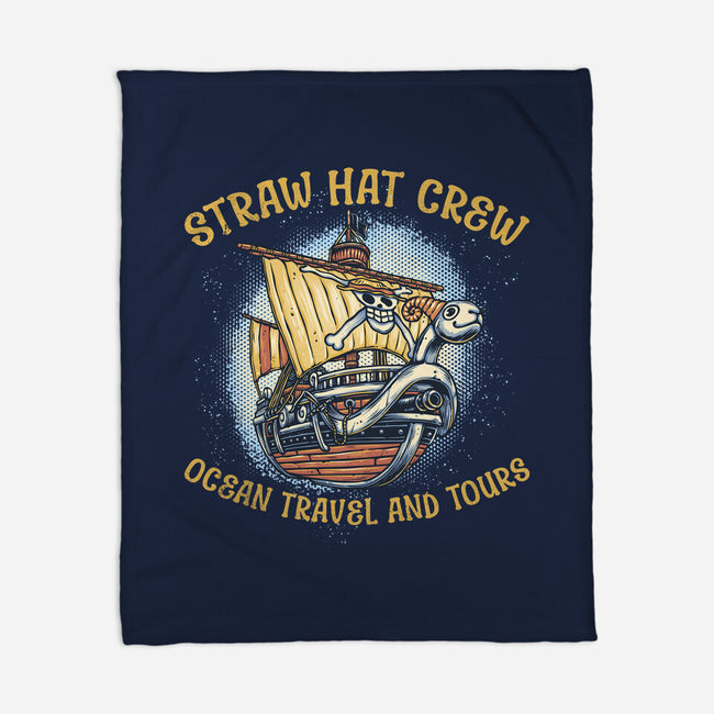 Ocean Travel And Tours-None-Fleece-Blanket-glitchygorilla